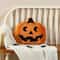 Glitzhome® 15.5"L Fall and Halloween Fabric Double Sided Pumpkin Pillow